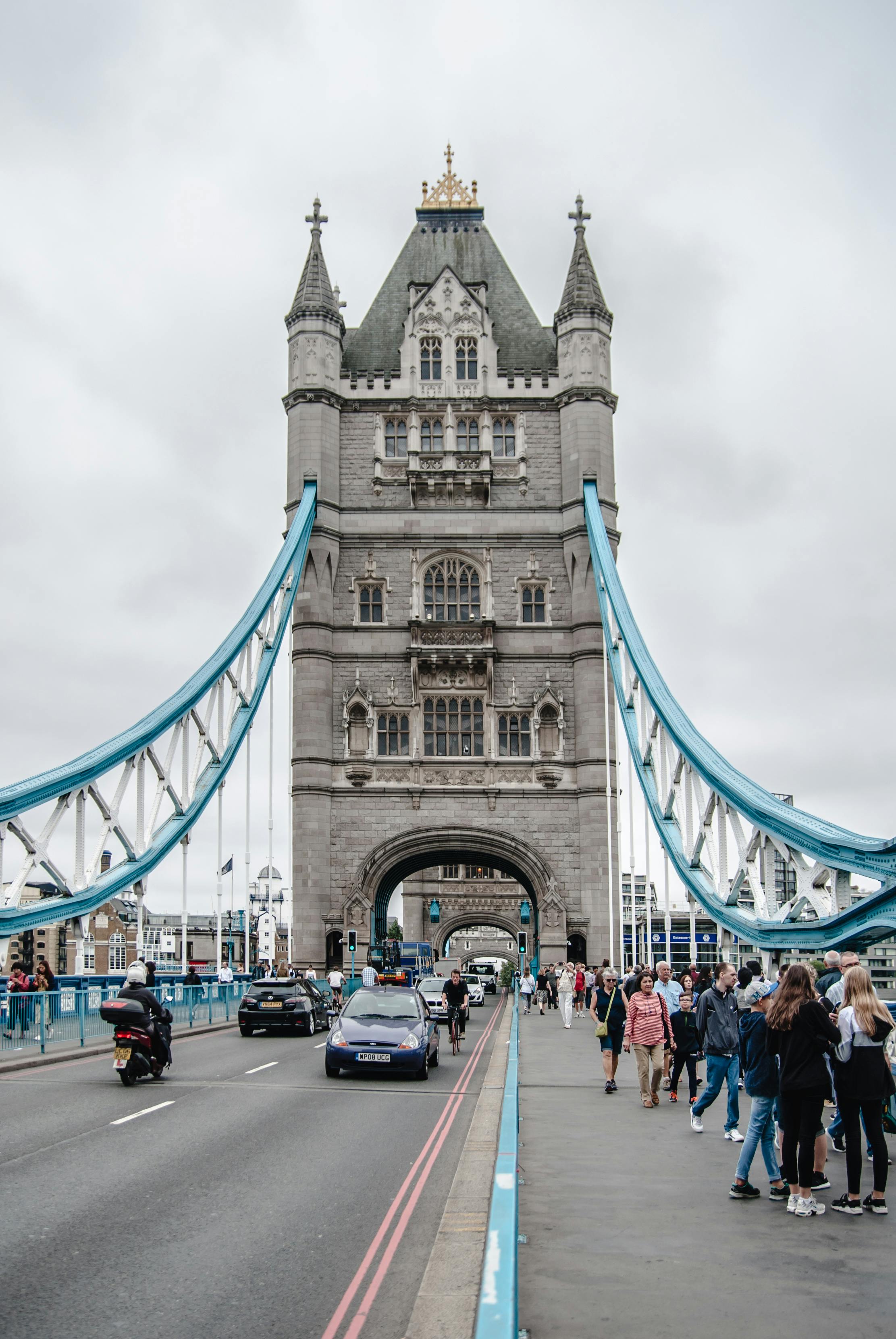 View of London Bridge from the river