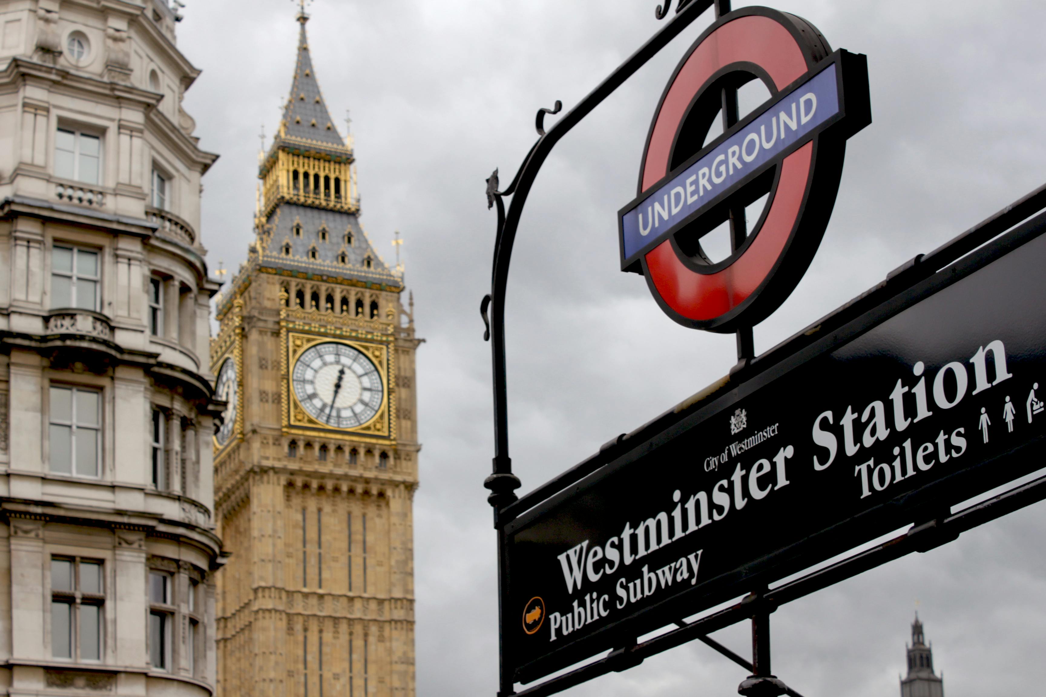 Westminster Underground Station entrance